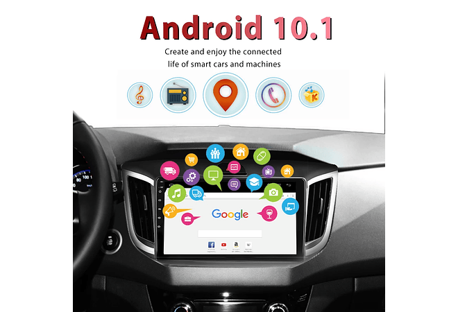 RD113 Android hyundai creta ix25 2013-2018 1GB a 8GB RAM e 16GB a 128GB ROM com ou sem Carplay