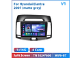 RD115 Android hyundai elantra 2007 1GB a 8GB RAM e 16GB a 128GB ROM com ou sem Carplay
