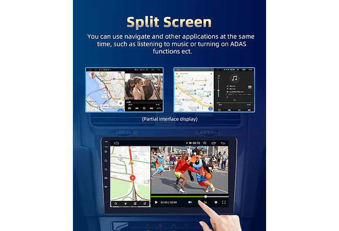 RD115 Android hyundai elantra 2007 1GB a 8GB RAM e 16GB a 128GB ROM com ou sem Carplay