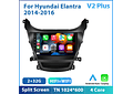RD117 Android hyundai elantra 2014-2016 1GB a 8GB RAM e 16GB a 128GB ROM com ou sem Carplay