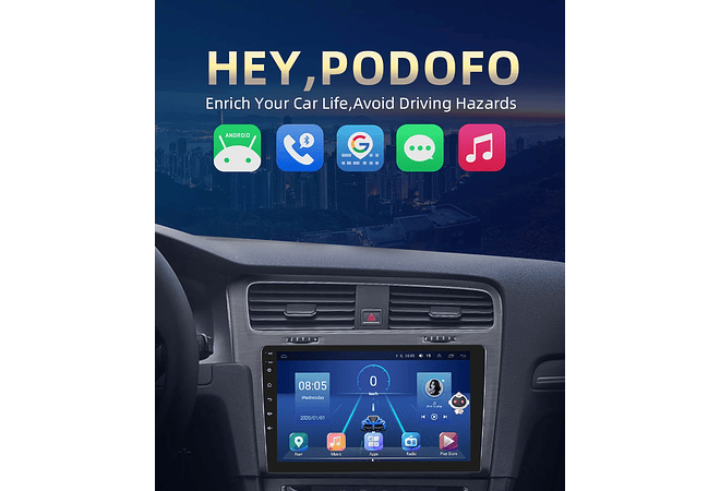 RD118 Android hyundai elantra 2016 1GB a 8GB RAM e 16GB a 128GB ROM com ou sem Carplay