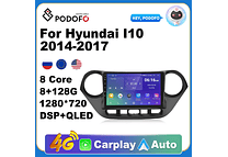RD119 Android hyundai i10 2014-2017 1GB a 8GB RAM e 16GB a 128GB ROM com ou sem Carplay
