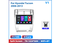 RD125 Android hyundai tucson 2006-2013 1GB a 8GB RAM e 16GB a 128GB ROM com ou sem Carplay