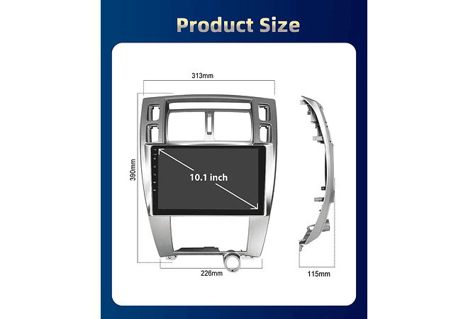 RD125 Android hyundai tucson 2006-2013 1GB a 8GB RAM e 16GB a 128GB ROM com ou sem Carplay
