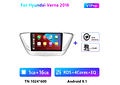 RD126 Android hyundai verna 2016 1GB a 8GB RAM e 16GB a 128GB ROM com ou sem Carplay
