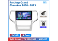 RD128 Android jeep grand cherokee 2008-2013 1GB a 8GB RAM e 16GB a 128GB ROM com ou sem Carplay