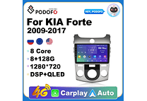 RD130 Android kia forte 2009-2017 1GB a 8GB RAM e 16GB a 128GB ROM com ou sem Carplay