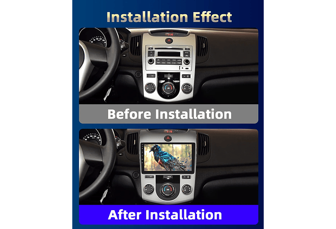 RD130 Android kia forte 2009-2017 1GB a 8GB RAM e 16GB a 128GB ROM com ou sem Carplay