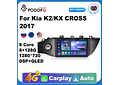 RD131 Android kia k2/kx cruz 2017 1GB a 8GB RAM e 16GB a 128GB ROM com ou sem Carplay