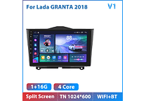 RD139 Android Lada Granta ВАЗ 2018 1GB a 8GB RAM e 16GB a 128GB ROM com ou sem Carplay