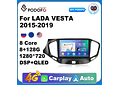 RD140 Android Lada vesta cross sport 2015-2019 1GB a 8GB RAM e 16GB a 128GB ROM com ou sem Carplay