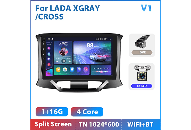RD141 Android Lada X ray xray cruz 1GB a 8GB RAM e 16GB a 128GB ROM com ou sem Carplay