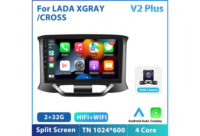 RD141 Android Lada X ray xray cruz 1GB a 8GB RAM e 16GB a 128GB ROM com ou sem Carplay