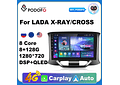 RD141 Android Lada X ray xray cruz 1GB a 8GB RAM e 16GB a 128GB ROM com ou sem Carplay