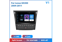 RD143 Android Lexus gs300 gs350 gs400 gs430 gs450 gs460 2004-2011 1GB a 8GB RAM e 16GB a 128GB ROM com ou sem Carplay