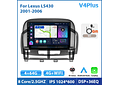 RD145 Android Lexus ls430 2001-2006 1GB a 8GB RAM e 16GB a 128GB ROM com ou sem Carplay