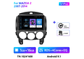 RD146 Android Mazda 2 2007-2014 1GB a 8GB RAM e 16GB a 128GB ROM com ou sem Carplay