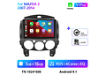 RD146 Android Mazda 2 2007-2014 1GB a 8GB RAM e 16GB a 128GB ROM com ou sem Carplay
