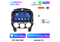 RD146 Android Mazda 2 2007-2014 1GB a 8GB RAM e 16GB a 128GB ROM com ou sem Carplay