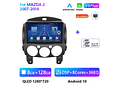 RD146 Android Mazda 2 2007-2014 1GB a 8GB RAM e 16GB a 128GB ROM com ou sem Carplay