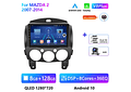 RD146 Android Mazda 2 2007-2014 1GB a 8GB RAM e 16GB a 128GB ROM com ou sem Carplay