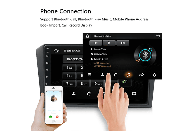 RD147 Android Mazda 3 2004-2012 1GB a 8GB RAM e 16GB a 128GB ROM com ou sem Carplay