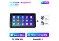 RD150 Android Mazda 3 angkesaila 2014-2019 1GB a 8GB RAM e 16GB a 128GB ROM com ou sem Carplay
