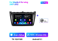 RD151 Android Mazda 6 rui asa 2007-2012 1GB a 8GB RAM e 16GB a 128GB ROM com ou sem Carplay