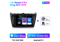 RD152 Android Mazda 6 rui asa 2015-2019 1GB a 8GB RAM e 16GB a 128GB ROM com ou sem Carplay