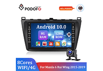 RD152 Android Mazda 6 rui asa 2015-2019 1GB a 8GB RAM e 16GB a 128GB ROM com ou sem Carplay
