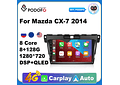 RD153 Android Mazda CX-7 2014 1GB a 8GB RAM e 16GB a 128GB ROM com ou sem Carplay