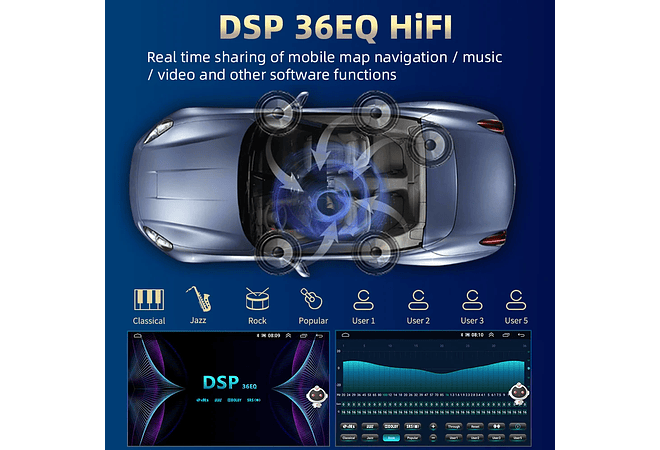 RD154 Android Mazda CX-9 2007-2015 1GB a 8GB RAM e 16GB a 128GB ROM com ou sem Carplay