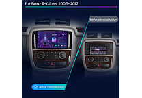 RD155 Android Mercedes r-classe w251 r300 2011-2015 1GB a 8GB RAM e 16GB a 128GB ROM com ou sem Carplay