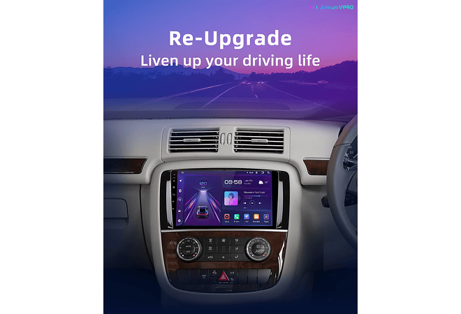 RD155 Android Mercedes r-classe w251 r300 2011-2015 1GB a 8GB RAM e 16GB a 128GB ROM com ou sem Carplay