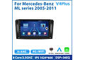 RD158 Android mercedes mercedes ml série 2005-2011 1GB a 8GB RAM e 16GB a 128GB ROM com ou sem Carplay