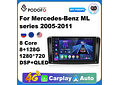RD158 Android mercedes mercedes ml série 2005-2011 1GB a 8GB RAM e 16GB a 128GB ROM com ou sem Carplay