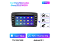 RD160 Android Mercedes clk w209 1GB a 8GB RAM e 16GB a 128GB ROM com ou sem Carplay