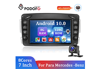 RD160 Android Mercedes clk w209 1GB a 8GB RAM e 16GB a 128GB ROM com ou sem Carplay