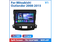 RD161 Android mitsubishi outlander 2008-2015 1GB a 8GB RAM e 16GB a 128GB ROM com ou sem Carplay