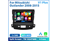 RD161 Android mitsubishi outlander 2008-2015 1GB a 8GB RAM e 16GB a 128GB ROM com ou sem Carplay