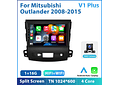 RD161 Android mitsubishi outlander 2008-2015 1GB a 8GB RAM e 16GB a 128GB ROM com ou sem Carplay