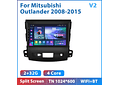 RD161 Android mitsubishi outlander 2008-2015 1GB a 8GB RAM e 16GB a 128GB ROM com ou sem Carplay