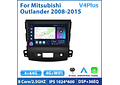 RD161 Android mitsubishi outlander 2008-2015 1GB a 8GB RAM e 16GB a 128GB ROM com ou sem Carplay