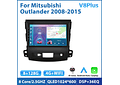 RD161 Android mitsubishi outlander 2008-2015 1GB a 8GB RAM e 16GB a 128GB ROM com ou sem Carplay