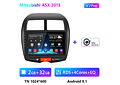 RD164 Android mitsubishi asx 2013 1GB a 8GB RAM e 16GB a 128GB ROM com ou sem Carplay