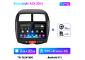 RD164 Android mitsubishi asx 2013 1GB a 8GB RAM e 16GB a 128GB ROM com ou sem Carplay