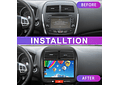 RD164 Android mitsubishi asx 2013 1GB a 8GB RAM e 16GB a 128GB ROM com ou sem Carplay