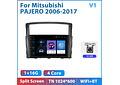 RD165 Android mitsubishi pajero 2006-2017 1GB a 8GB RAM e 16GB a 128GB ROM com ou sem Carplay