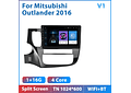 RD167 Android mitsubishi outlander 2016 1GB a 8GB RAM e 16GB a 128GB ROM com ou sem Carplay
