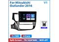 RD167 Android mitsubishi outlander 2016 1GB a 8GB RAM e 16GB a 128GB ROM com ou sem Carplay